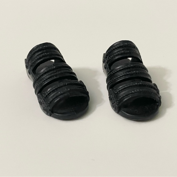 Ken Doll Black Slide Sandals Doll Accessory - Picture 7 of 11